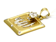 Lot, Pendant 14K 0,9g with white stone, in auction: Pawn – Tuesday 27 September 2016