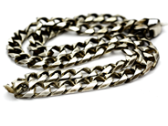 Jewellery, Necklace S925 58,3g 51cm discoloured between länkarna, in auction: Pawn – Tuesday 27 September 2016
