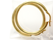 Jewellery, Earrings 18K 2,8g Ø3cm one pair Hoops, in auction: Pawn – Tuesday 27 September 2016