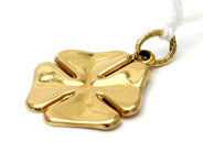 Jewellery, Pendant 18K 0,8g Four-leaved clover, in auction: Pawn – Tuesday 27 September 2016