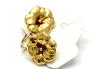 Jewellery, Earrings 18K 1,5g one pair with screw lock, in auction: Pawn – Tuesday 27 September 2016