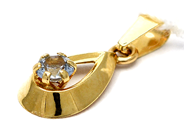 Jewellery, Pendant 18K 0,3g with stone, in auction: Pawn – Tuesday 27 September 2016