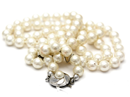 Jewellery, Pearl necklace 60cm, silver clasp, in auction: Pawn – Tuesday 27 September 2016
