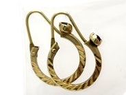 Jewellery - Earrings 14K 1,3g one pair with stones - View 1