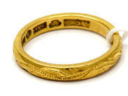 Lot, Ring 23K 4,6g engraved, in auction: Pawn – Tuesday 27 September 2016