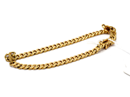 Jewellery, Bracelet 18K 12,3g 18,5cm "curb", in auction: Pawn – Tuesday 27 September 2016