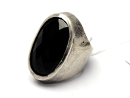 Jewellery, Ring S925 17,8g Ø17¼ with stone, in auction: Pawn – Tuesday 27 September 2016