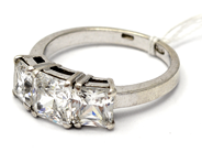 Jewellery, Ring S925 4,8g Ø18½ with stones, in auction: Pawn – Tuesday 27 September 2016