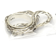 Lot, Lot of silver S925 7,0g defect with stones, in auction: Pawn – Tuesday 27 September 2016