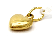 Jewellery, Pendant 18K 0,2g Heart, in auction: Pawn – Tuesday 27 September 2016