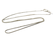 Jewellery, Necklace S925 1,7g 42cm Box-chain, in auction: Pawn – Tuesday 27 September 2016