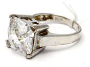Jewellery, Ring S925 6,4g Ø17 with stone, in auction: Pawn – Tuesday 27 September 2016