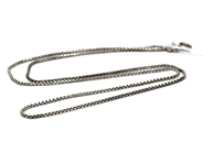Jewellery, Necklace S925 3,1g 46cm Box-chain, in auction: Pawn – Tuesday 27 September 2016