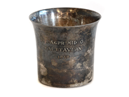 Lot, Beaker S830 53,8g height: 5cm engraved, in auction: Pawn – Tuesday 27 September 2016