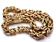 Lot, Necklace 18K 620,4g Emperor link 64cm , in auction: Pawn – Tuesday 27 September 2016