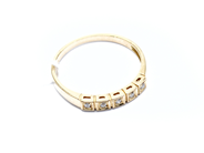 Jewellery, Ring 18K 1,6g Ø16¾, with eight cut diamonds 5xca.0,01ct, in auction: Pawn – Tuesday 27 September 2016