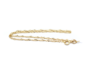 Jewellery, Ankle bracelet Singapore 18K 1,5g 25cm, in auction: Pawn – Tuesday 27 September 2016