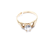 Jewellery, Ring 18K 3,1g Ø17¾ with stone, in auction: Pawn – Tuesday 27 September 2016