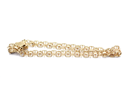 Jewellery, Bracelet X-bracelet with bar 18K 7,5g 18,3cm, in auction: Pawn – Tuesday 27 September 2016