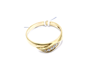 Jewellery, Ring 18K 3,3g with diamonds 6xca0,01-0,02ct Ø18½, in auction: Pawn – Tuesday 27 September 2016