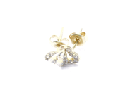 Jewellery, Earrings 1 pair 14K 1,0g with stones, in auction: Pawn – Tuesday 27 September 2016