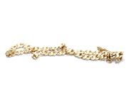 Jewellery, Bracelet "curb" 18K 8,6g 19cm, with safety-chain, in auction: Pawn – Tuesday 27 September 2016