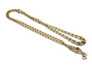 Jewellery, Necklace 18K 9,1g graduated Bismarck 48cm , in auction: Pawn – Tuesday 27 September 2016