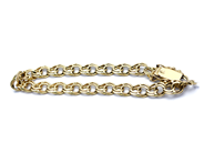 Jewellery, Bracelet Bismarck 18K 14,7g 18cm, damaged clasp, in auction: Pawn – Tuesday 27 September 2016