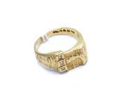 Jewellery, Ring 18K 6,2g with diamonds 3xca0,01ct Ø19, in auction: Pawn – Tuesday 27 September 2016