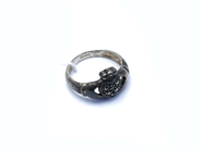 Jewellery, Ring S925 3,2g Ø16¾, with stones, in auction: Pawn – Tuesday 27 September 2016