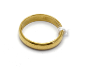 Lot, Ring 23K 8,2g Ø20¼ engraved, defect ringshank, in auction: Pawn – Tuesday 27 September 2016