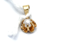 Jewellery, Pendant 18K 0,3g with pearl , in auction: Pawn – Tuesday 27 September 2016