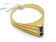 Lot, Ring 18K 5,2g with stones (a stone missing) , in auction: Pawn – Tuesday 27 September 2016