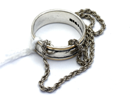 Jewellery, Lot of S830 7,3g Ring defect, Bracelet 18,5cm , in auction: Pawn – Tuesday 27 September 2016