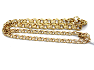 Jewellery, Necklace Bismarck 18K 30,7g 42cm graduated, in auction: Pawn – Tuesday 27 September 2016