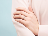 Jewellery - ETERNITY RING, 18K white gold with 11 brilliant cut diamonds 0,46 ctw - View 2