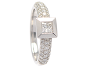 Jewellery - RING, 18K white gold - View 1