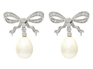 Jewellery - EARRINGS, 18K white gold - View 1