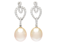 Jewellery - PEARL EARRINGS, 18K white gold - View 1