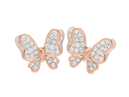 Jewellery - EARRINGS, 18K rose gold/white gold - View 1