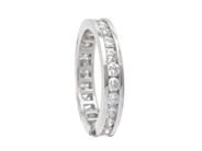 Jewellery - FULL ETERNITY RING, platinum - View 1