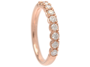 Jewellery - ETERNITY RING, 18K pink gold - View 1