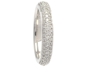 Jewellery - RING, 18K white gold with 65 brilliant cut diamonds 0,43 ctw TW(G)/VS - View 1