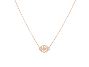 Jewellery - PENDANT/CHAIN, 18K rose gold with 61 brilliant cut diamonds 0,20 ctw - View 1