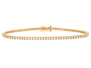 Jewellery, TENNIS BRACELET, 18K gold, in auction: NewYear – Saturday 29 December 2018