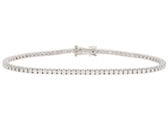 Jewellery, TENNIS BRACELET, 18K white gold, in auction: NewYear – Saturday 29 December 2018