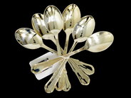 Silverware, Dessert spoons 6 pieces, S830, in auction: Pawn – Tuesday 15 January 2019