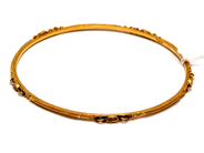 Lot, Bangle with stones 22K 11,1g 7cm , in auction: Pawn – Tuesday 22 January 2019