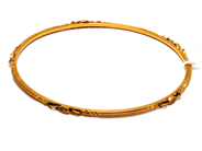 Lot, Bangle with stones 22K 11,1g 7cm , in auction: Pawn – Tuesday 22 January 2019