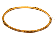 Lot, Bangle with stones 22K 10,8g 7cm, in auction: Pawn – Tuesday 22 January 2019